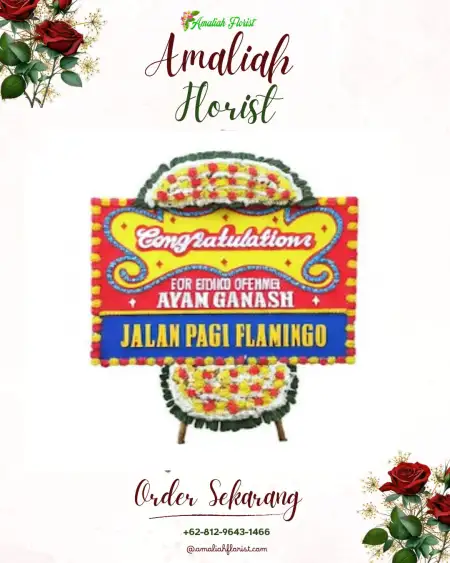 Sewa Papan Bunga Tanggan